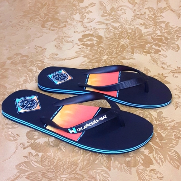 QUIKSILVER Women's Molokai Flip-Flops Athletic Sandal Size 9 Black - Picture 1 of 11